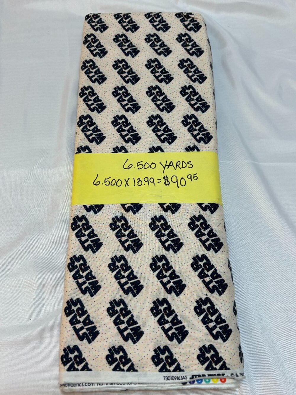 Camelot Fabrics Star Wars Logo & Tiny Dots Cotton Fabric – 6 Yards